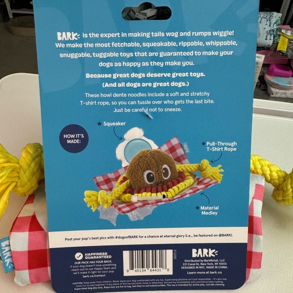 Bark Spaghetti and Muttballs dog toy - Picture 6 of 11